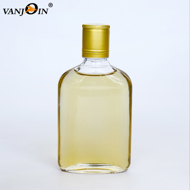 High Quality 10oz 300ml Hip Flask Beverage Liquor Cold Brew Tea Coffee Glass Bottle With Screw Lids