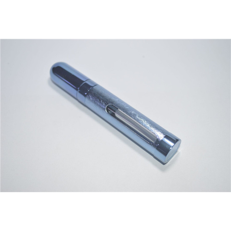 High Quality 12 ml refillable empty travel pocket aluminum attar perfume atomizer bottle with pump