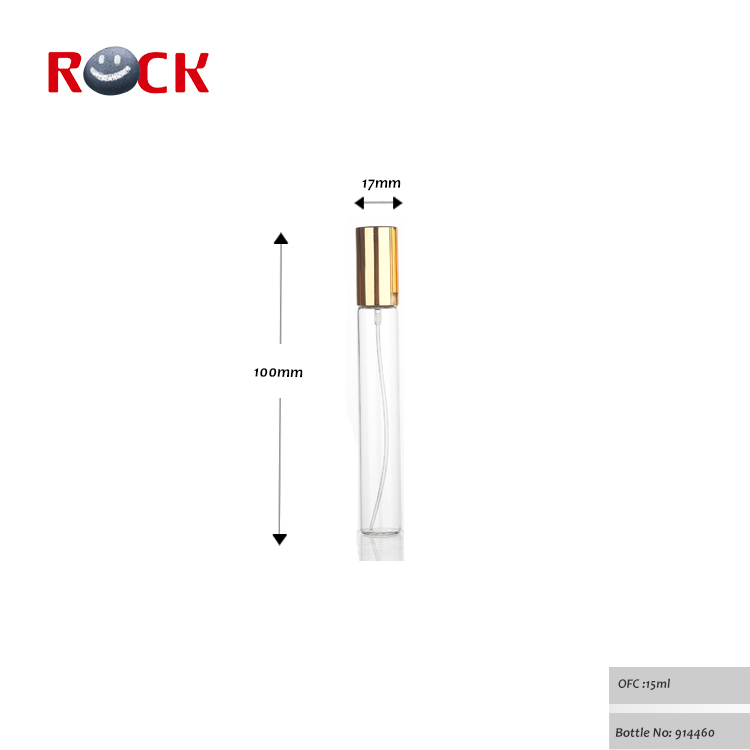 High Quality 15ML 8ML Best Cheap Tester Glass Perfume Tube Bottle