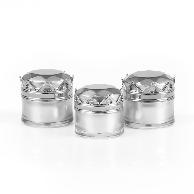 High Quality 15g Refillable Containers Double Wall Acrylic Cosmetic Jar