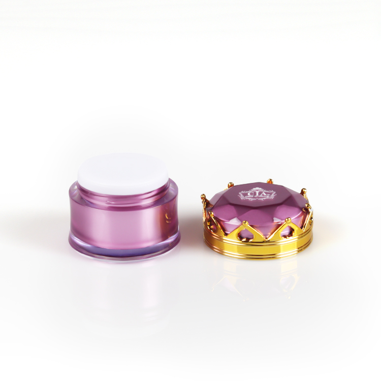High Quality 15g Refillable Containers Double Wall Acrylic Cosmetic Jar