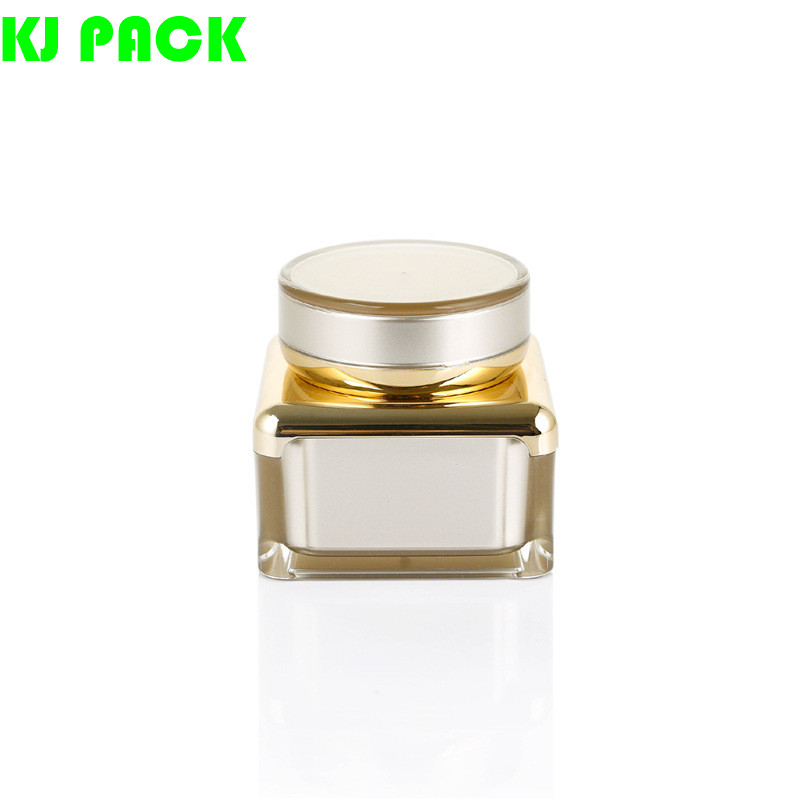 High Quality 15g Refillable Containers Double Wall Acrylic Cosmetic Jar