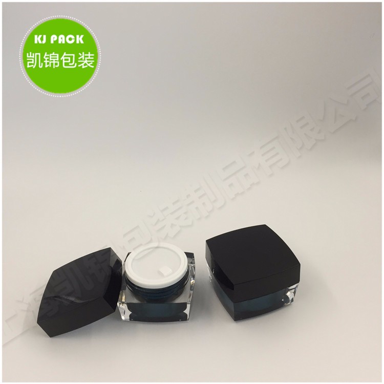 High Quality 15g Refillable Containers Double Wall Acrylic Cosmetic Jar