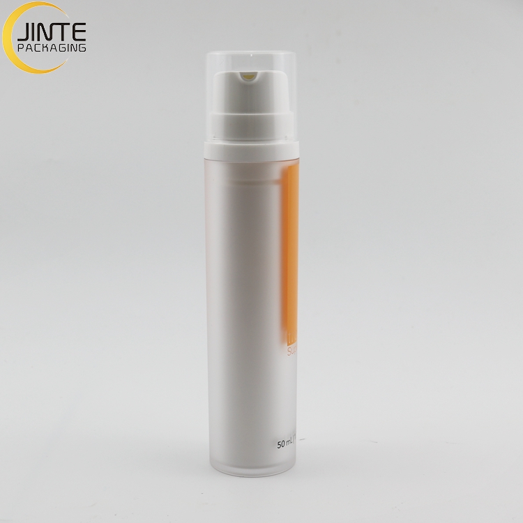 High Quality 15ml 30ml 50ml Frosted Double Wall Empty Pump Plastic Bottle and Customized PETG plastic jar container