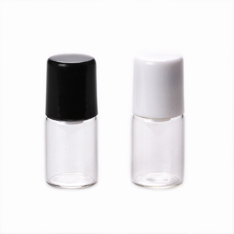 High Quality 1ml 2ml 3ml 5ml glass dropper bottle essential CBD oil perfume sample testing vial 5ml tincture bottle