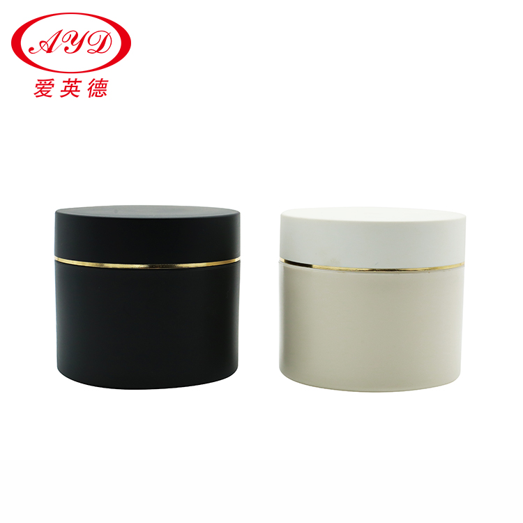 High Quality 200ml 250ml 350ml Hair Pomade Bottle Jar Plastic Cosmetic Empty Cosmetic Remover Cotton Pieces Container