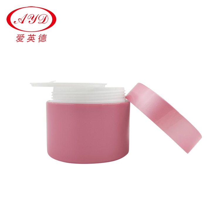 High Quality 200ml 250ml 350ml Hair Pomade Bottle Jar Plastic Cosmetic Empty Cosmetic Remover Cotton Pieces Container