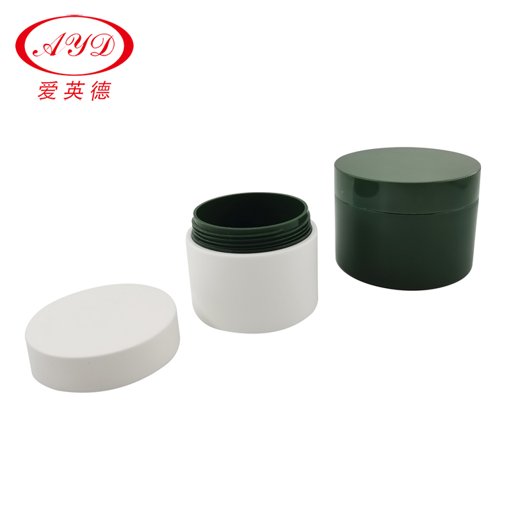 High Quality 200ml 250ml 350ml Hair Pomade Bottle Jar Plastic Cosmetic Empty Cosmetic Remover Cotton Pieces Container