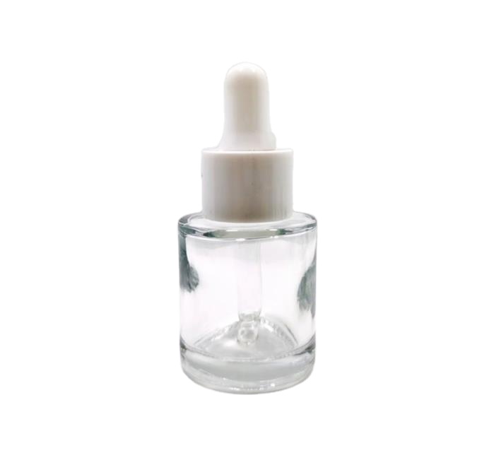 High Quality 20ml Transparent Glass Dropper Bottles Essential Oil Bottle Frosted Cosmetic Bottle