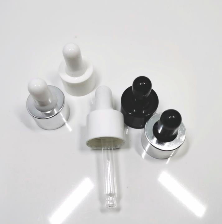 High Quality 20ml Transparent Glass Dropper Bottles Essential Oil Bottle Frosted Cosmetic Bottle