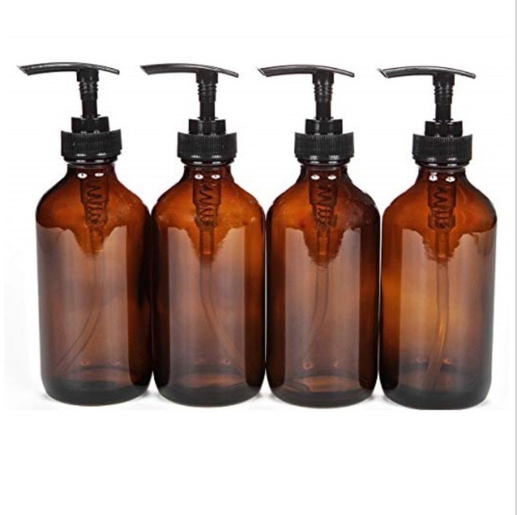 High Quality 250ML Brown Color Soap Foam Bottle For Kitchen Or Bathroom Counter-top