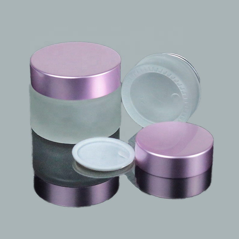 High Quality 30 ml Cosmetic Glass Jars Containers Frosted Glass Cream Jar with UV Lid (GJM24)