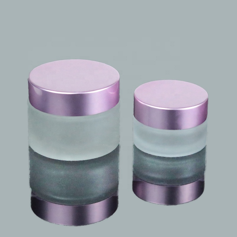 High Quality 30 ml Cosmetic Glass Jars Containers Frosted Glass Cream Jar with UV Lid (GJM24)