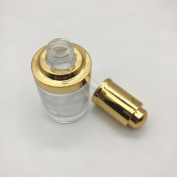 High Quality 30Ml 60Ml Clear Round Essential Oil Glass Dropper for Cosmetic Essential Oil Bottles