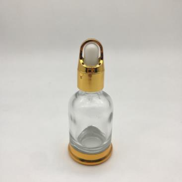 High Quality 30Ml 60Ml Clear Round Essential Oil Glass Dropper for Cosmetic Essential Oil Bottles