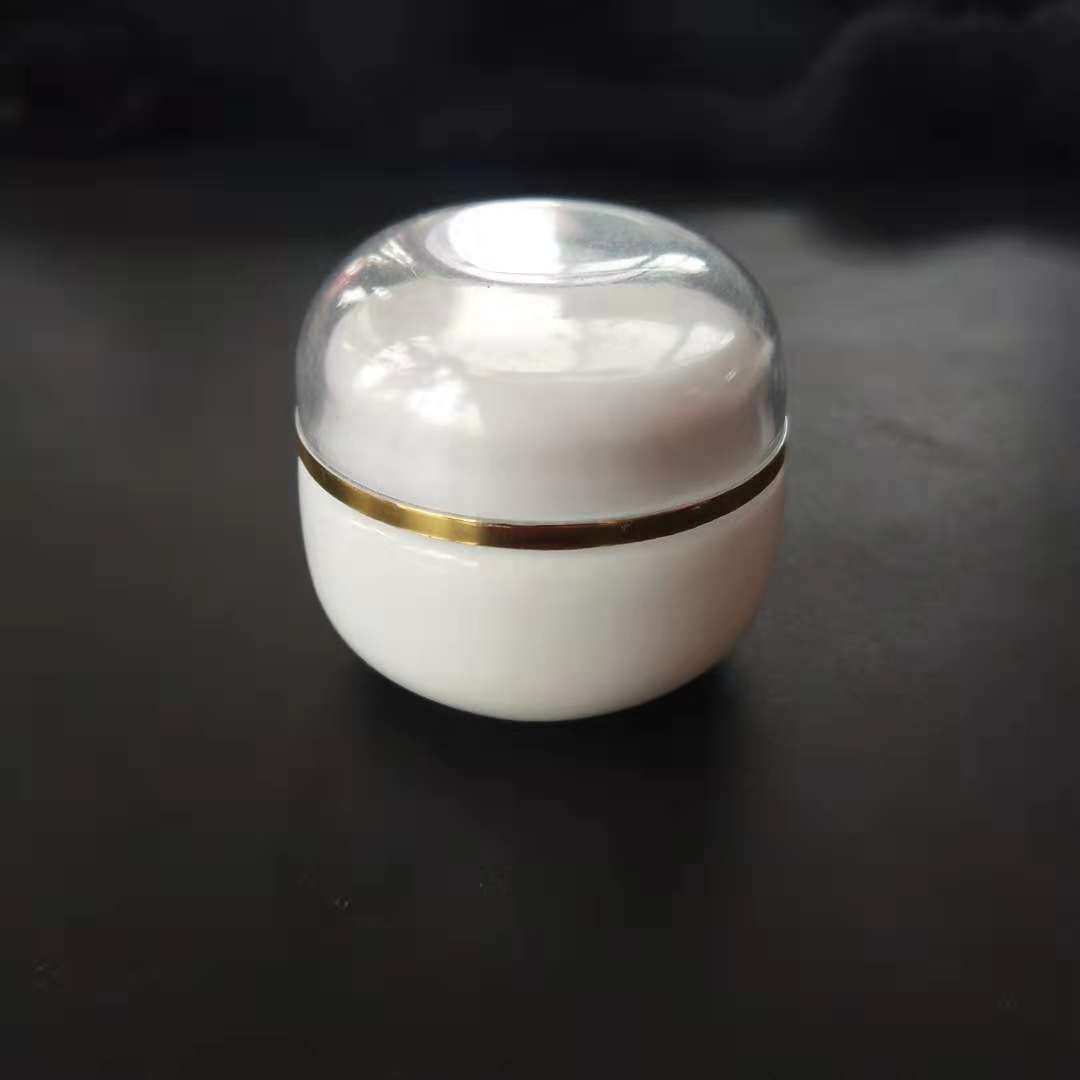 High Quality 30g White Porcelain Pearly Cosmetic Cream Jar Cosmetic Container
