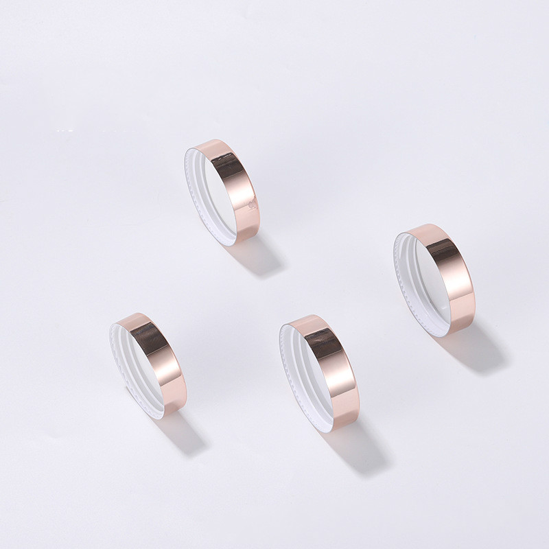 High Quality 30ml 1oz Fancy Clear Cosmetic Cream Glass Jar With Rose Gold Cap