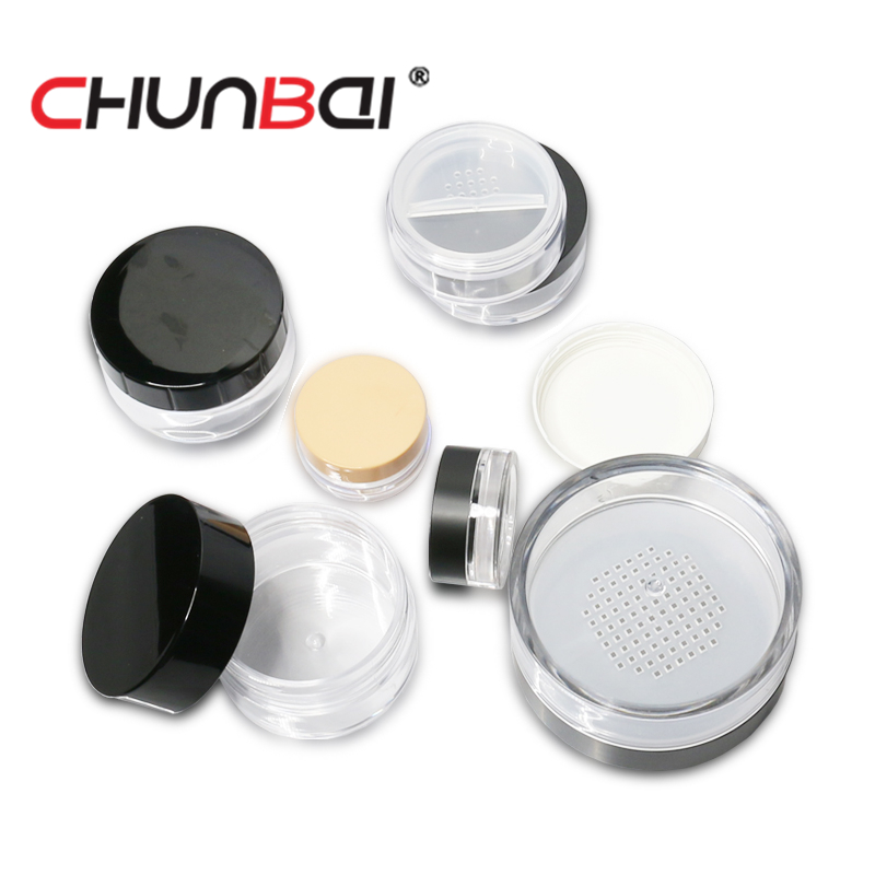 High Quality 30ml 50ml 100ml Matt Frosted Clear Skincare Cream Cosmetic Glass Jar With Black Screw Cap