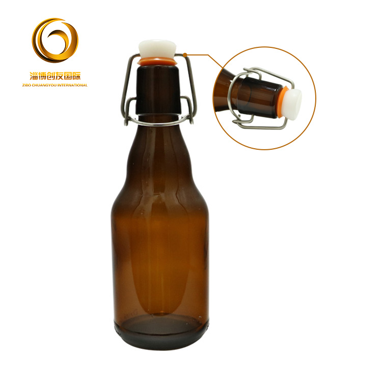 High Quality 330ml amber small stubby beer bottle wholesale