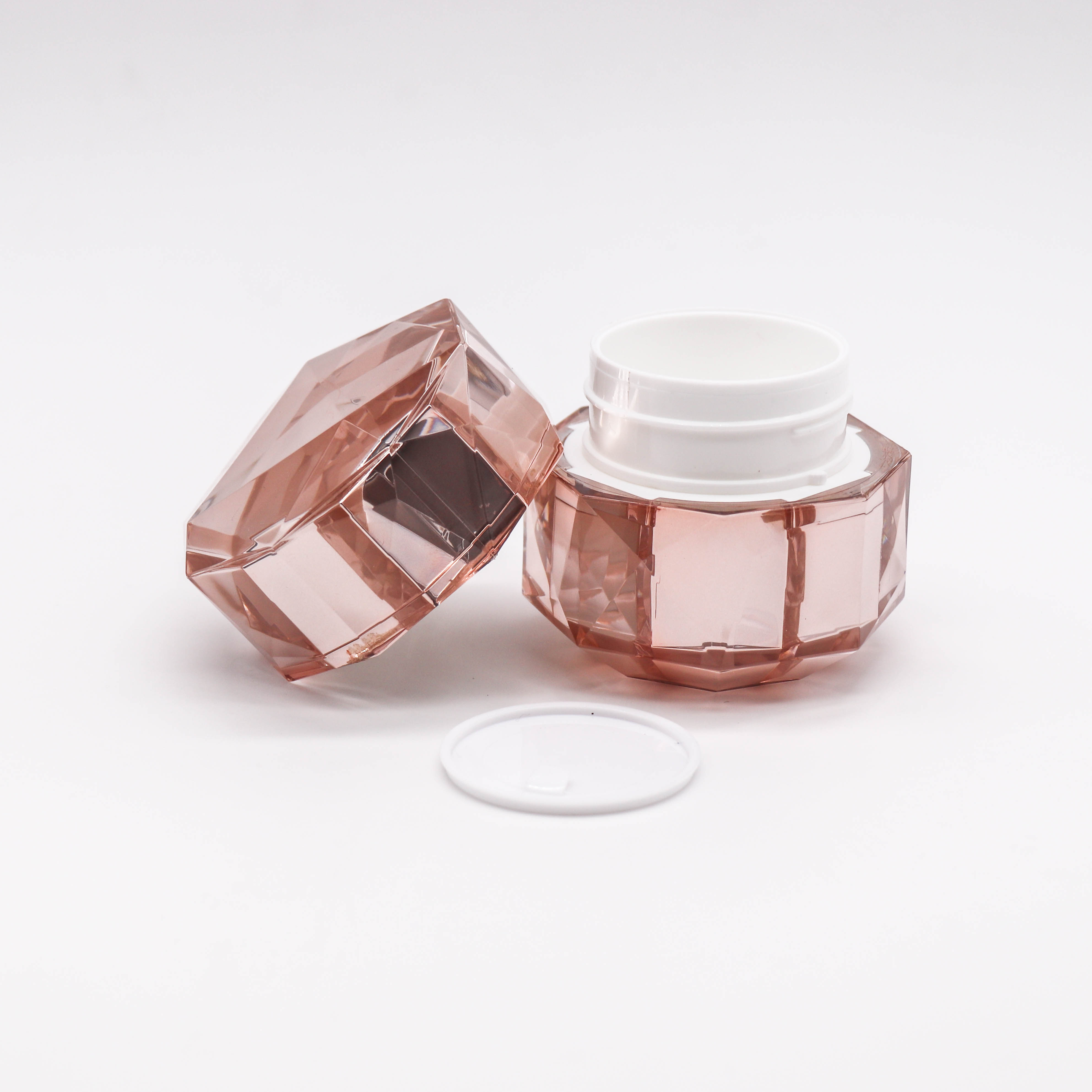 High Quality 50g goods in Stock Skincare Cream Jar Cosmetic Containers Empty Acrylic jar