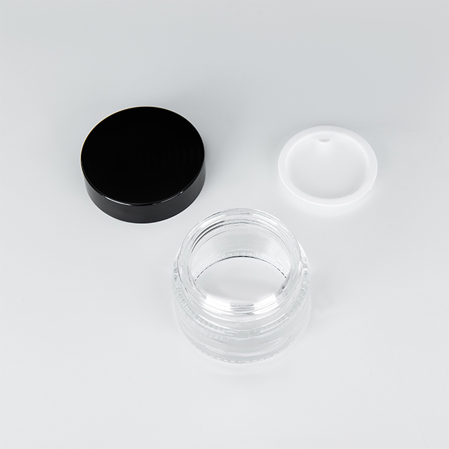 High Quality 5g 10g 15g 30g 100g Black Aluminum Cream Jar For Hair Wax