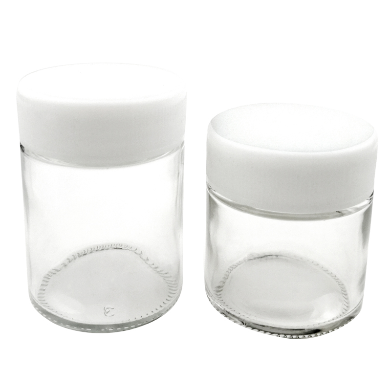 High Quality Air Tight Glass Jar with Child Resistant Lid CBD Container Jars Packaging