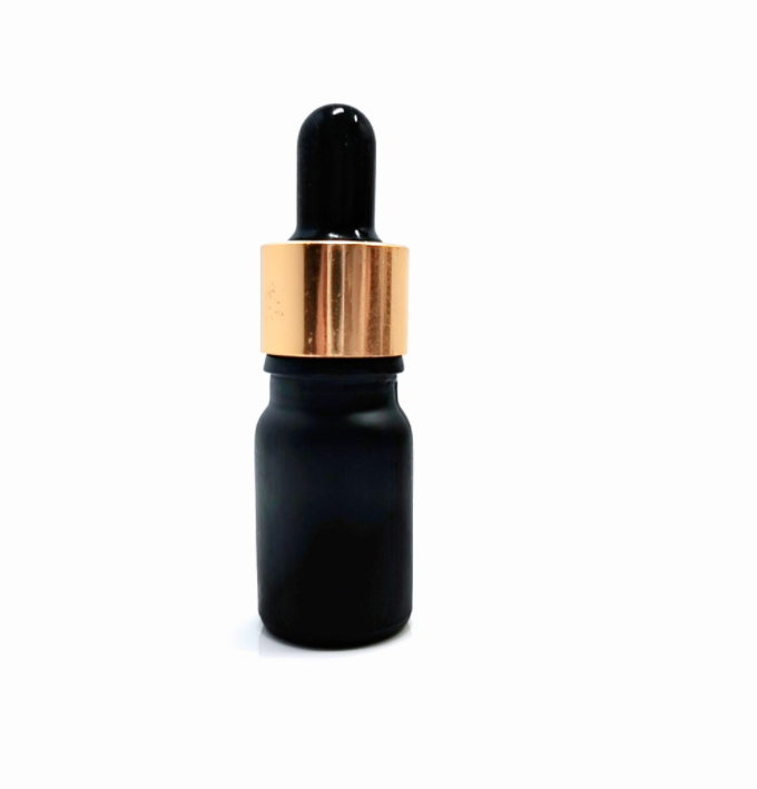 High Quality Black Essential Oil Bottle 5ml/10ml/15ml/20ml/30ml/50ml/100ml Rubber Dropper Bottle
