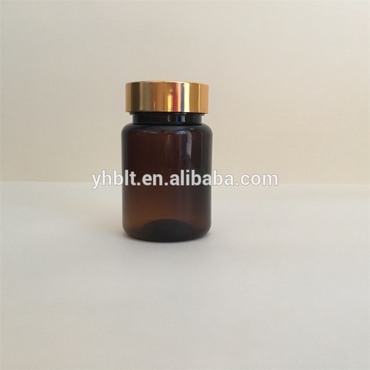 High Quality Cheap Brown Plastic Medicine Bottle with Screw Cap