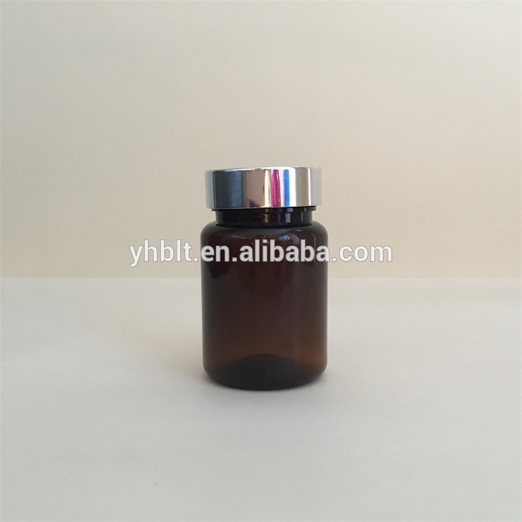 High Quality Cheap Brown Plastic Medicine Bottle with Screw Cap