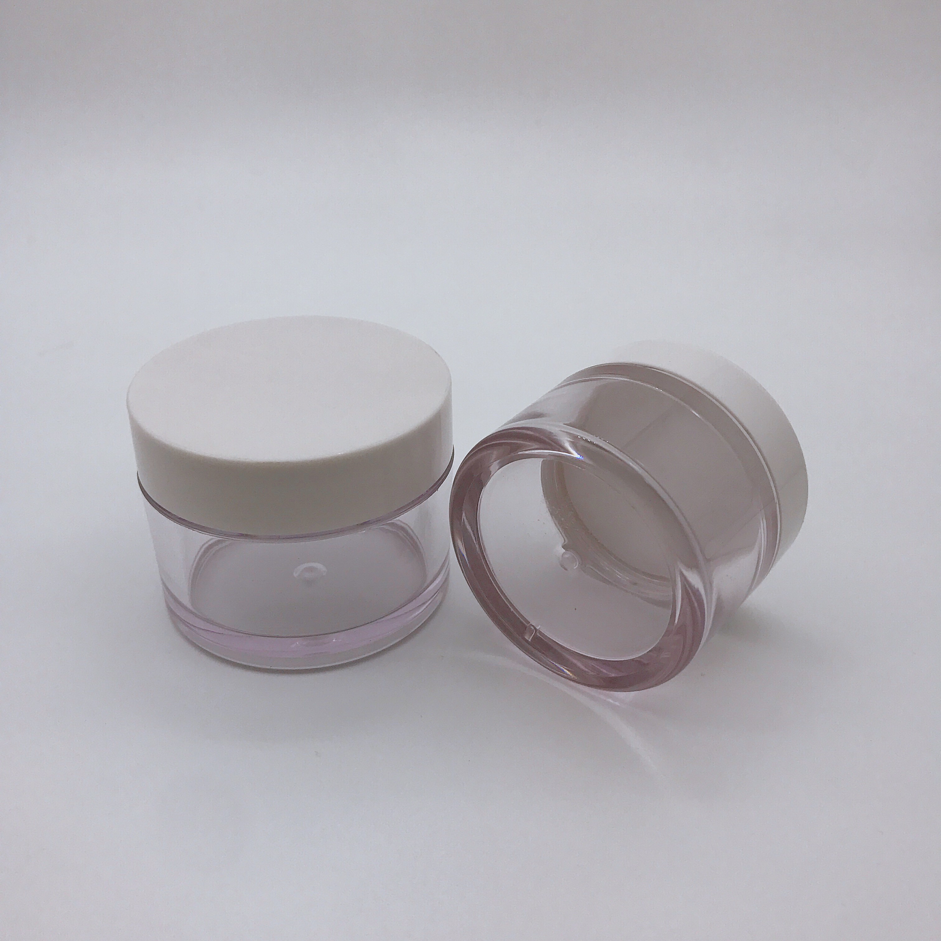 High Quality Clear 30g 50g 100g Plastic Cosmetic Face Cream Jars