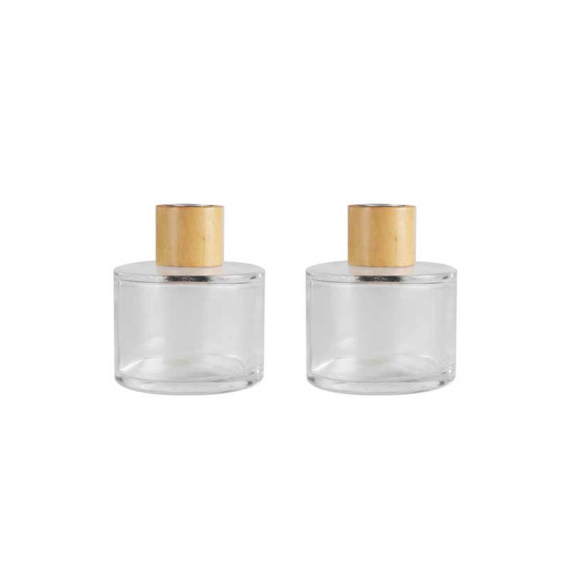 High Quality Clear Empty 50ml 100ml 150ml 200ml Round Perfume Reed Diffuser Glass Bottle