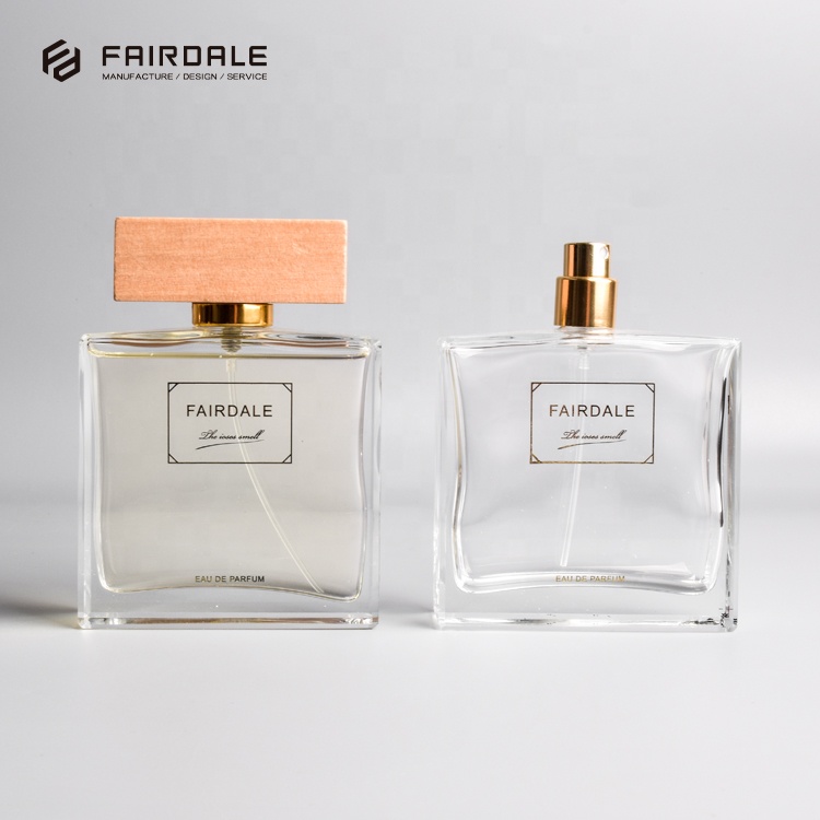 High Quality Clear Empty Perfume Bottles 100ML Glass Perfume Bottle
