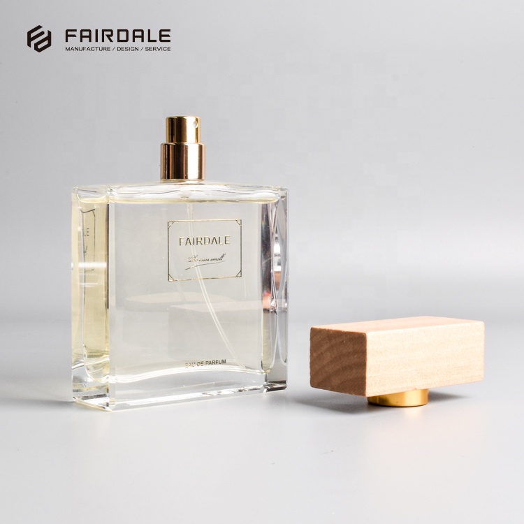 High Quality Clear Empty Perfume Bottles 100ML Glass Perfume Bottle