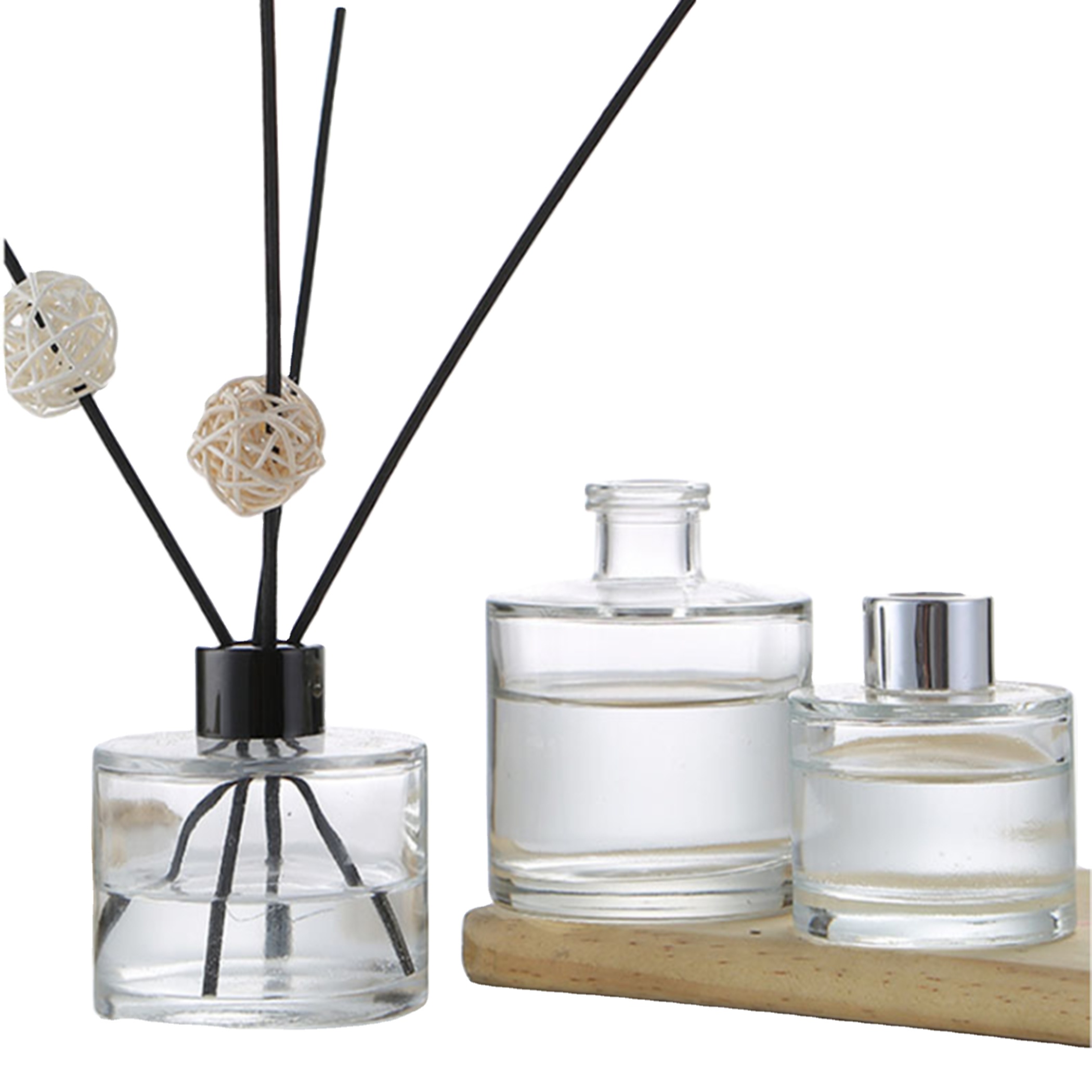 High Quality Clear Empty Room Reed Diffuser Glass Bottle for Decoration