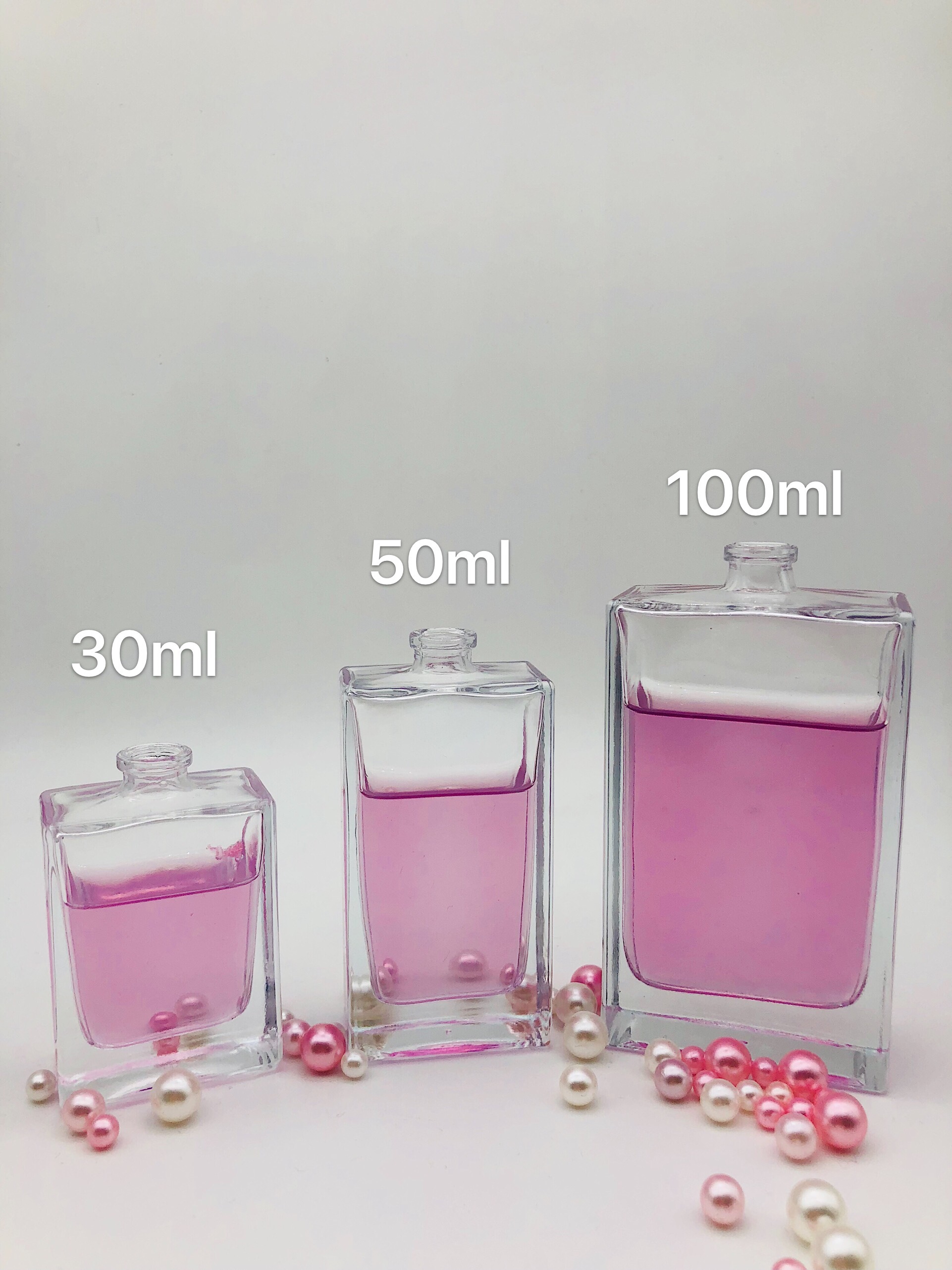 High Quality Clear Glass Perfume Bottle 20 ML Luxury Perfume Bottle 30ML