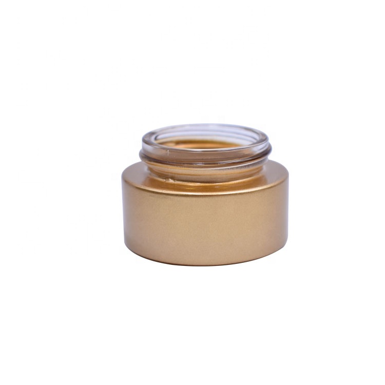 High Quality Colored Double Wall Acrylic Lid Round Empty 20g Skin Care Moisturizer Glass Jar Of Cream