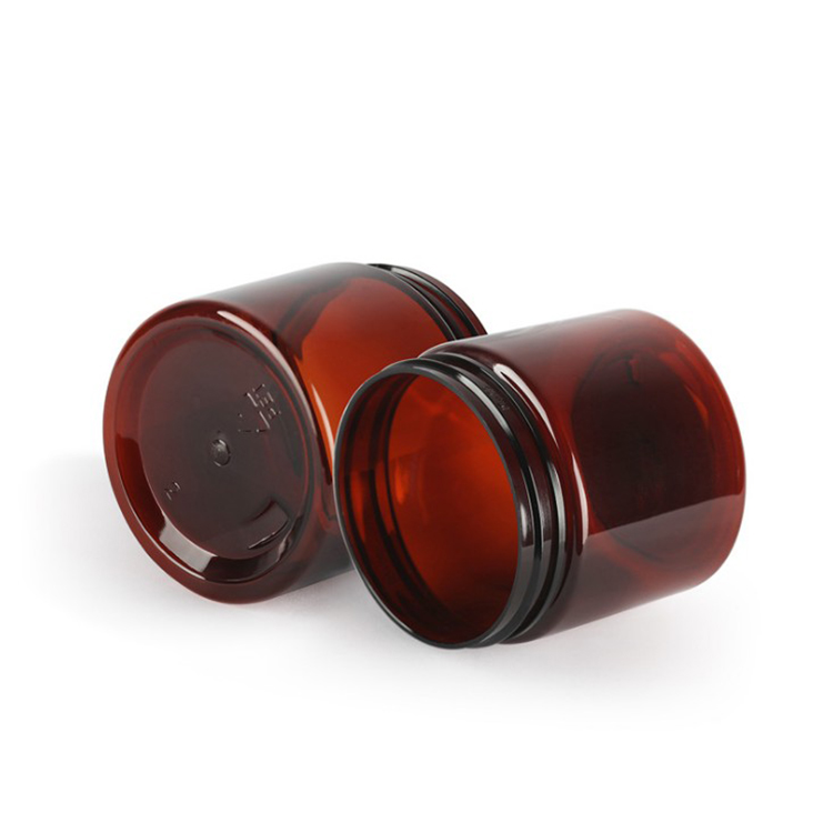 High Quality Cosmetic Containers 200g round clear face cream jar in stock