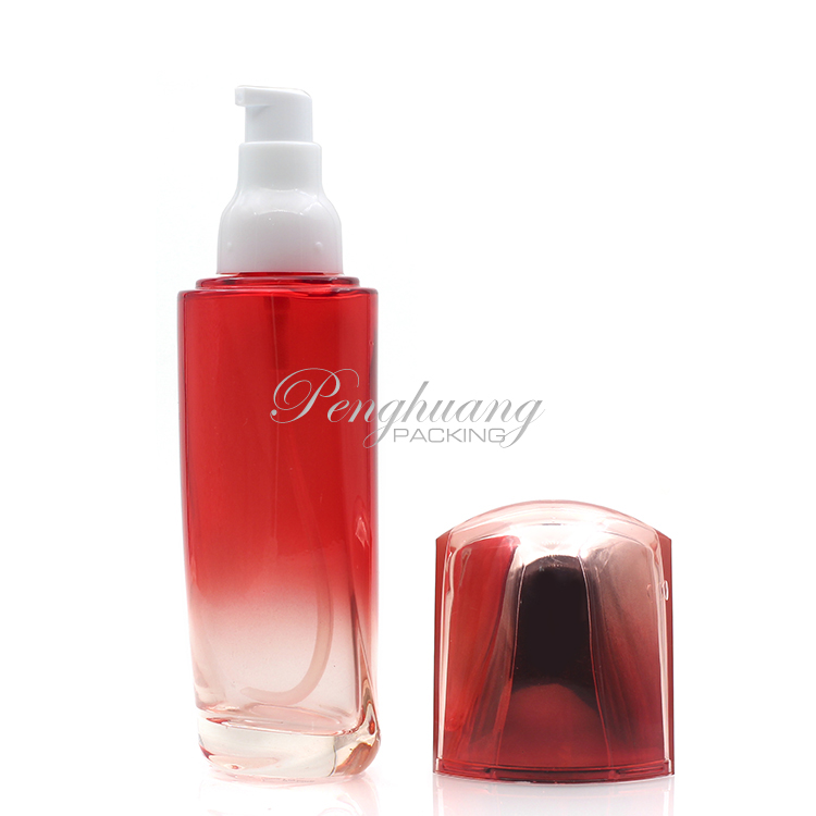 High Quality Cosmetic Use Round Glass Bottle 100ml Make In China