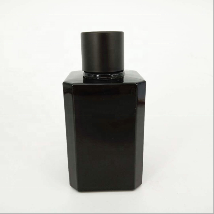 High Quality Custom Black Luxury Premium Perfume Glass Spray Bottle 100ml