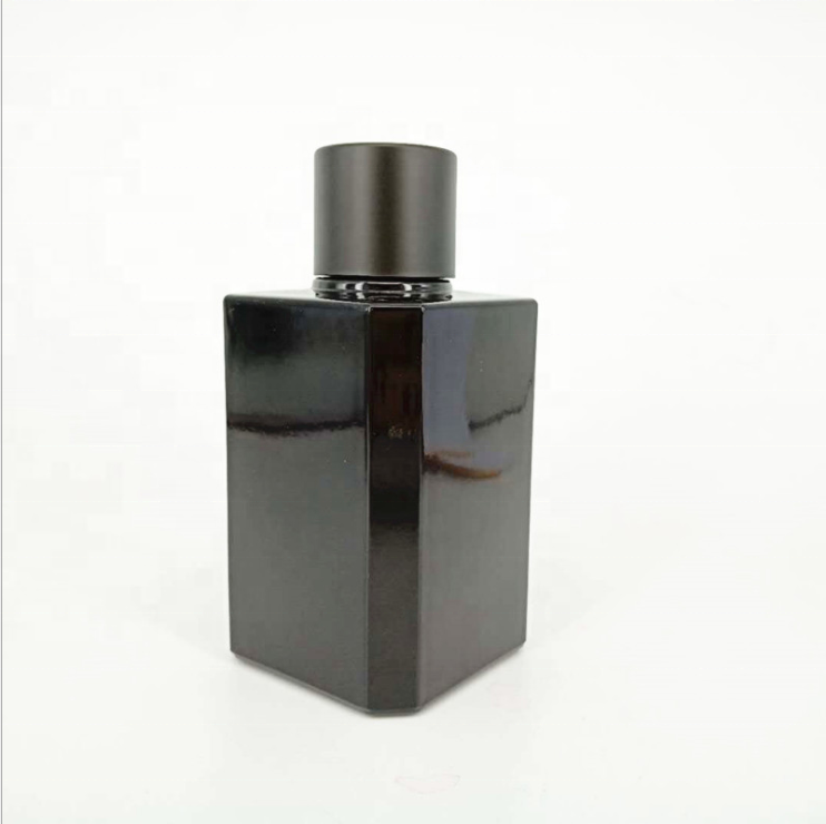 High Quality Custom Black Luxury Premium Perfume Glass Spray Bottle 100ml