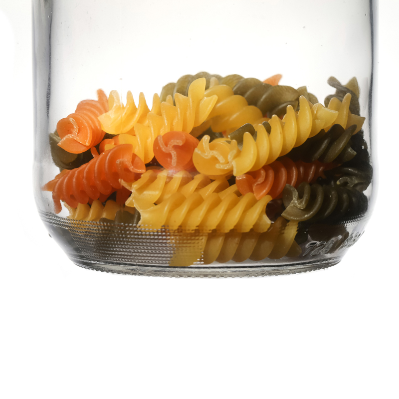 High Quality Customize Round Screw Top Empty Different Capacity Storage Food Jar Glass in Bulk with Cap