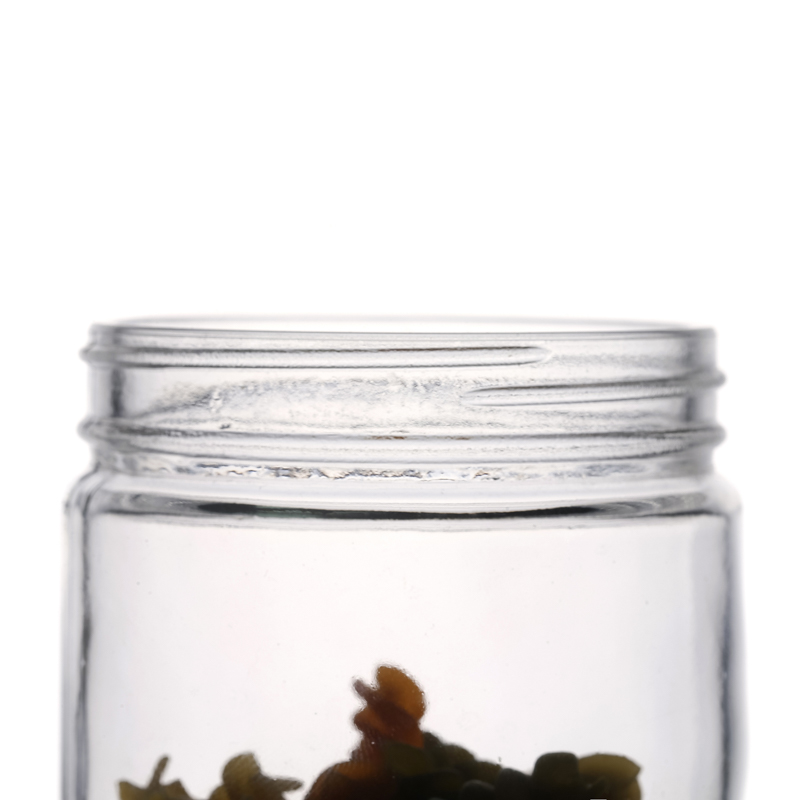 High Quality Customize Straight Empty Big Customize Round Honey Jar Glass Wholesale