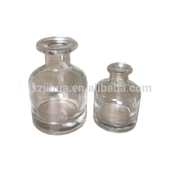 High Quality Customized  50ml 100ml 150ml  200ml Glass Aroma Bottles Empty Round Shape Reed Diffuser Bottle