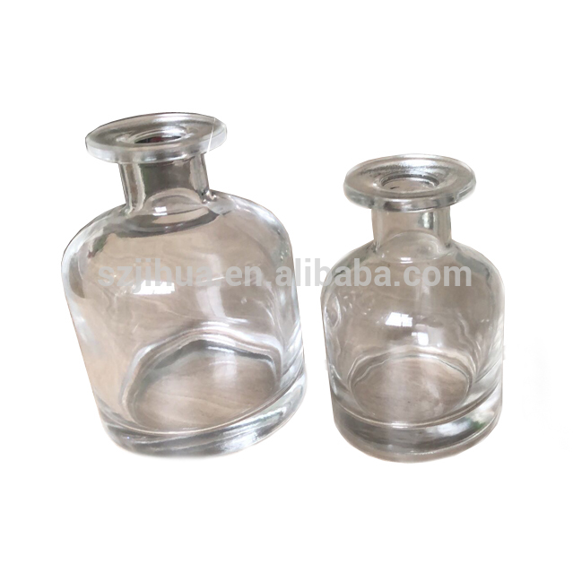 High Quality Customized 50ml 100ml 150ml 200ml Glass Aroma Bottles Empty Round Shape Reed Diffuser Bottle