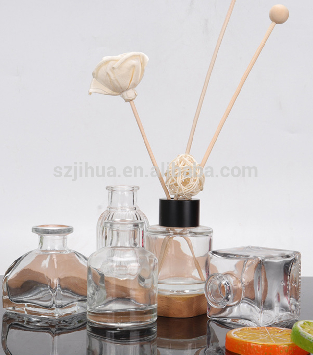 High Quality Customized 50ml 100ml 150ml 200ml Glass Aroma Bottles Empty Round Shape Reed Diffuser Bottle