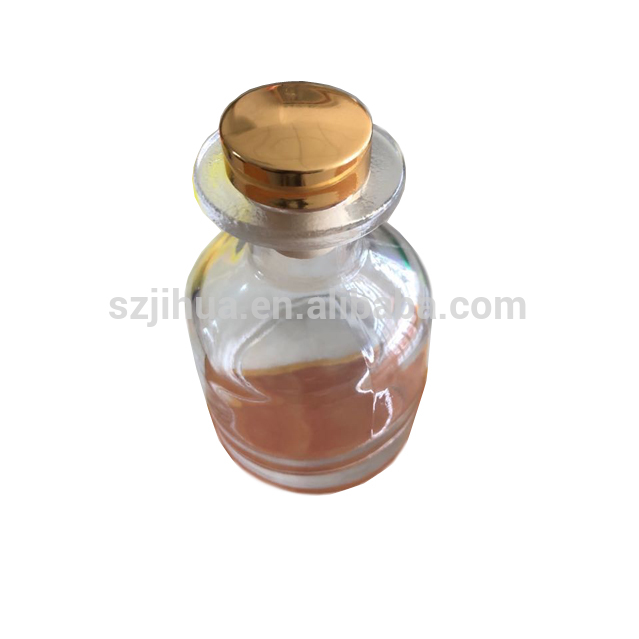 High Quality Customized 50ml 100ml 150ml 200ml Glass Aroma Bottles Empty Round Shape Reed Diffuser Bottle