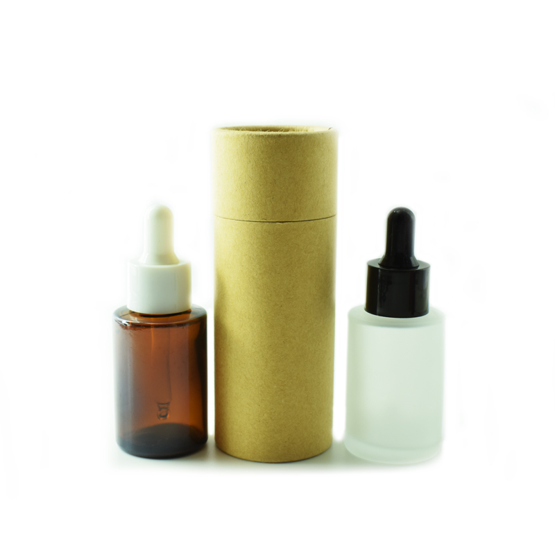 High Quality Cylinder Tube Round Cardboard Packaging Box For Shoulder Plain Bottles