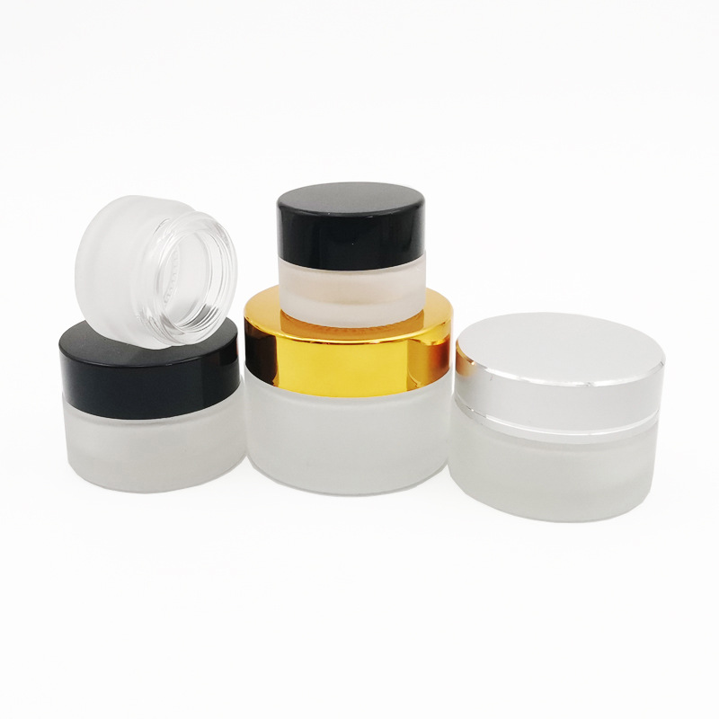 High Quality Empty Glass Custom Private Label Eco Friendly Reusable Containers For Lip Scrub Jars Wholesale