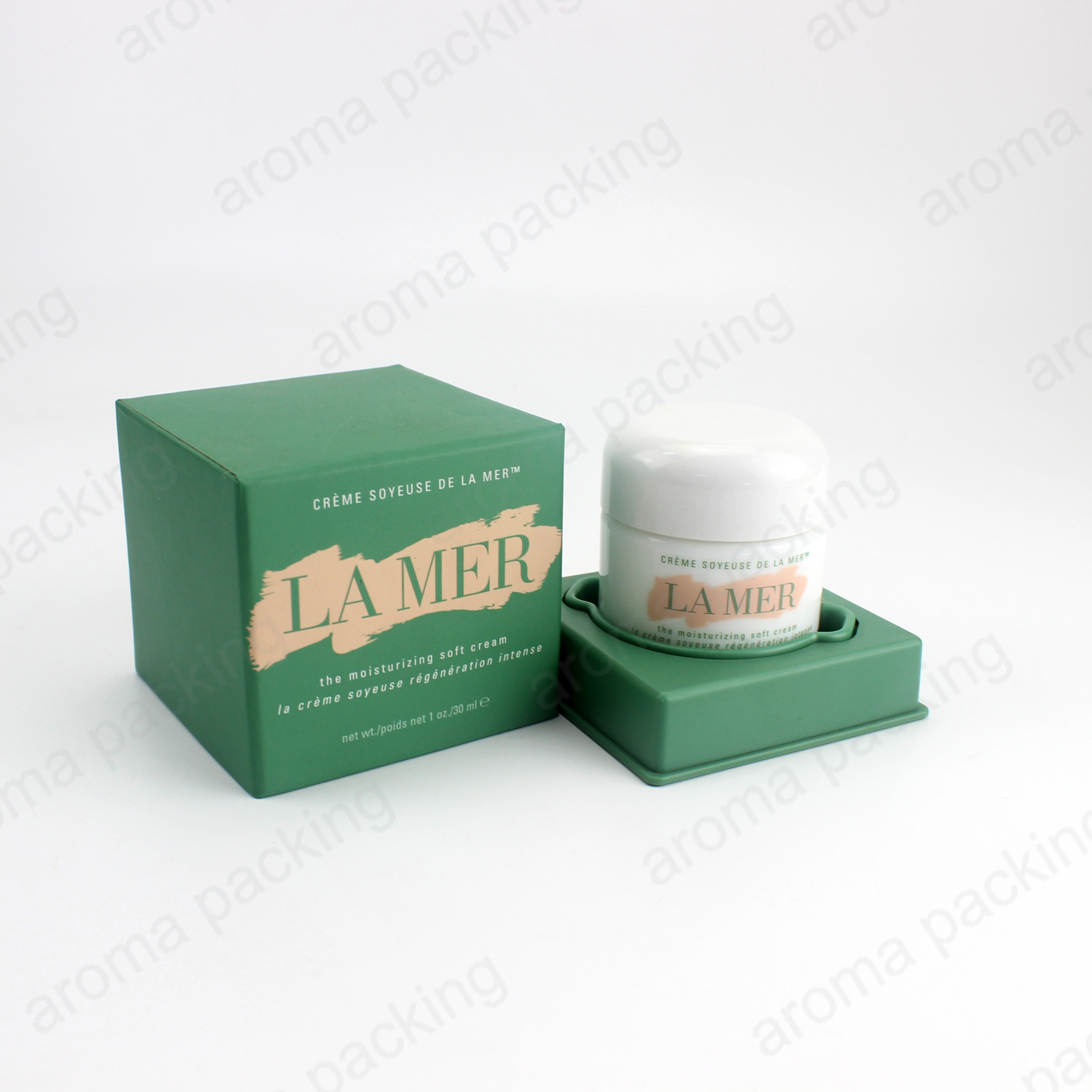 High Quality Famous Brand Glass Cosmetic Cream Jar With Promotion Gift Packaging Box