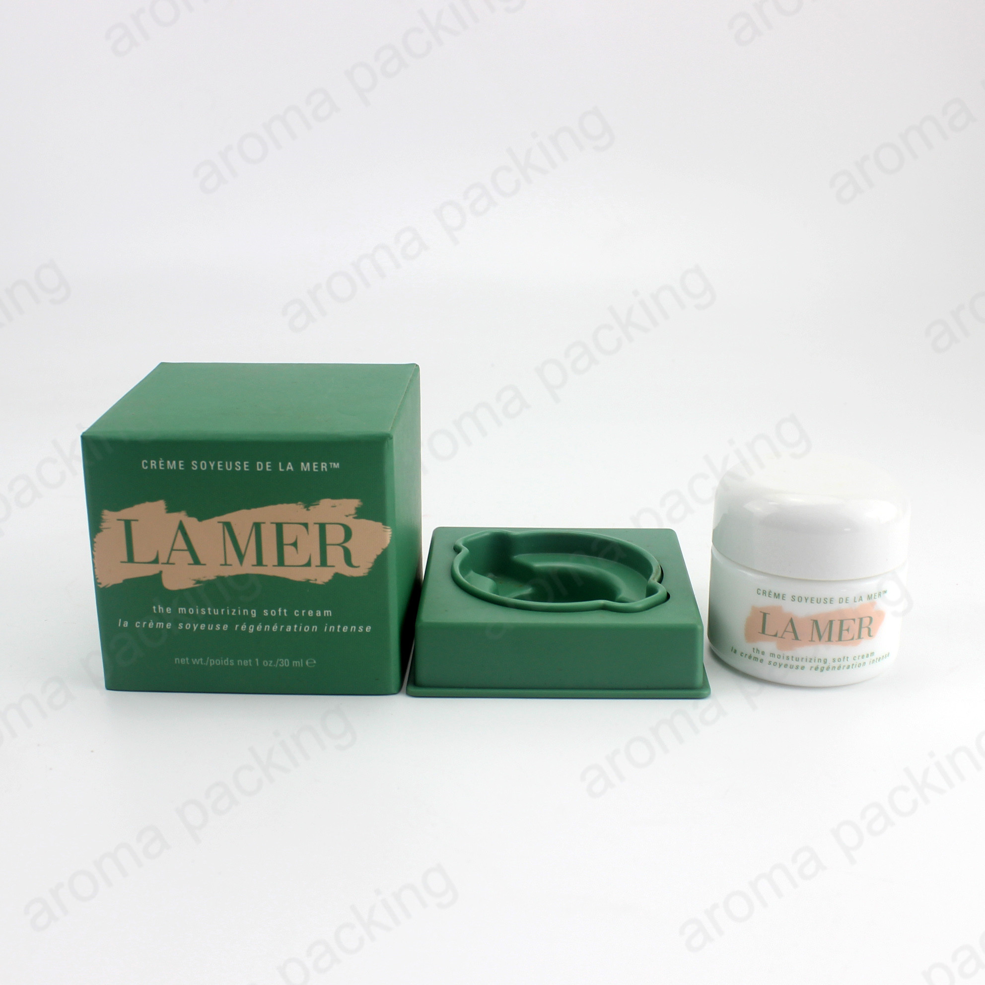 High Quality Famous Brand Glass Cosmetic Cream Jar With Promotion Gift Packaging Box